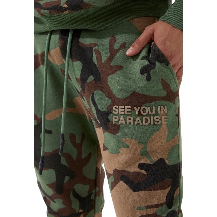 See You In Paradise Stacked Sweatpants (Vintage Camo) 8395LC