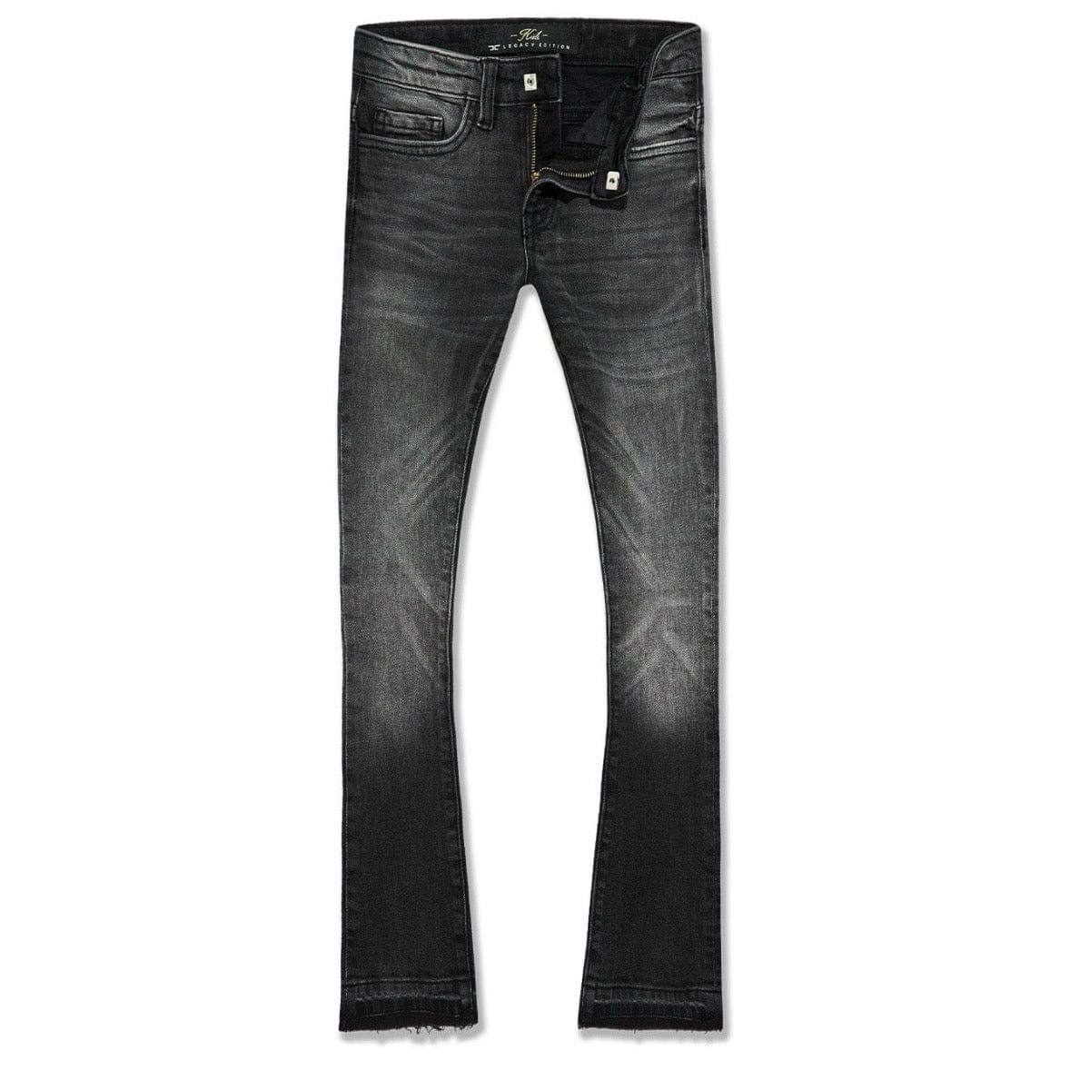 Kids Stacked Slauson Denim (Black Shadow) JTF2311K
