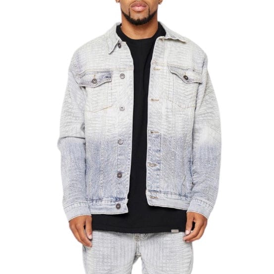 Valabasas Mr. Stitched Denim Jacket (Icy Azure) VLBS5483