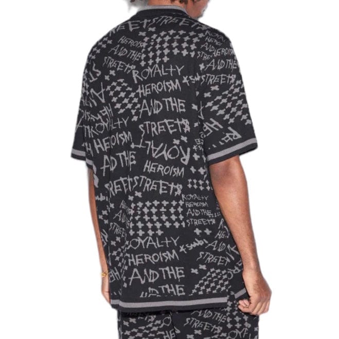 Ksubi Heroism Knit Resort SS Shirt (Black) MPS24KW006