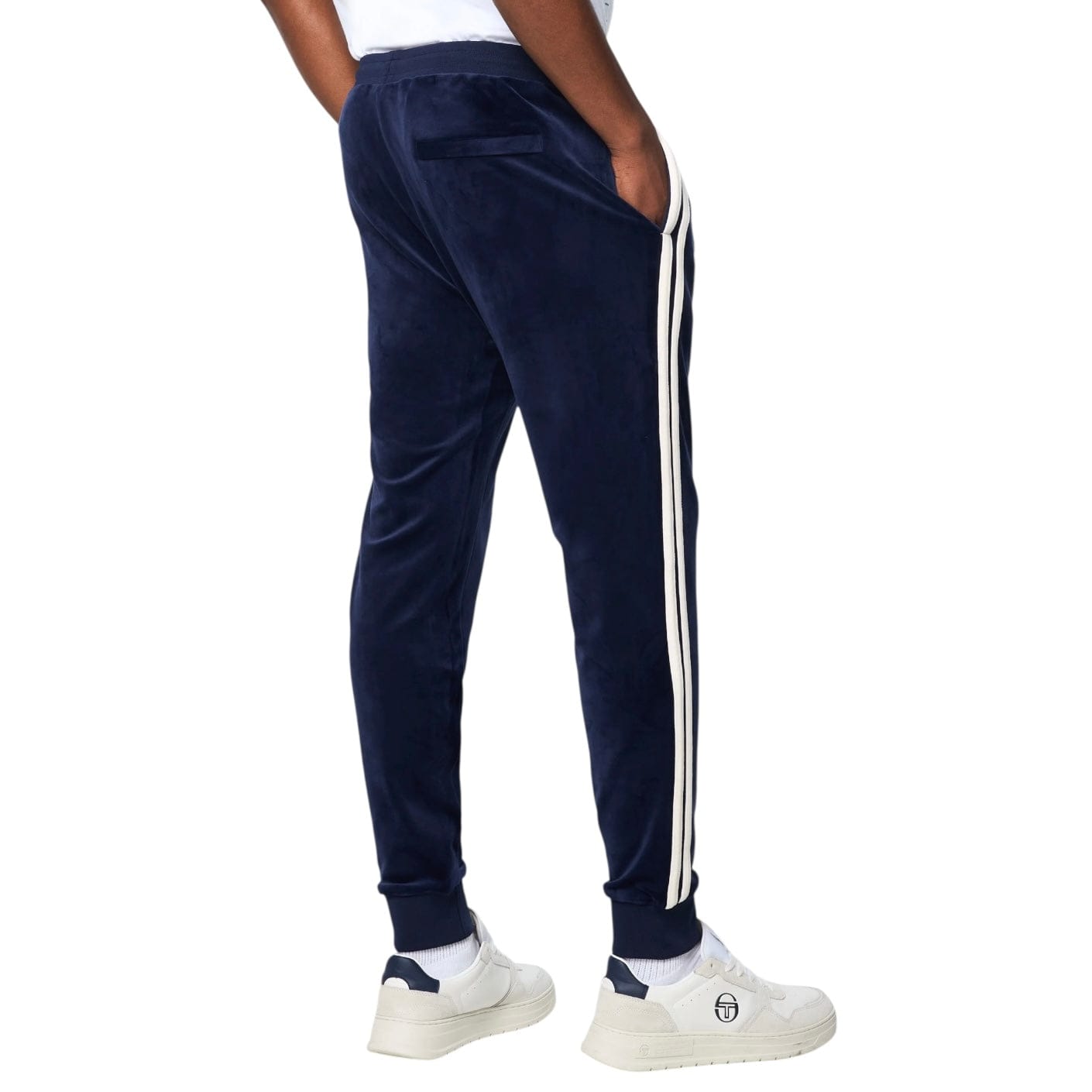 Sergio Tacchini Damarindo Velour Track Set (Maritime Blue)