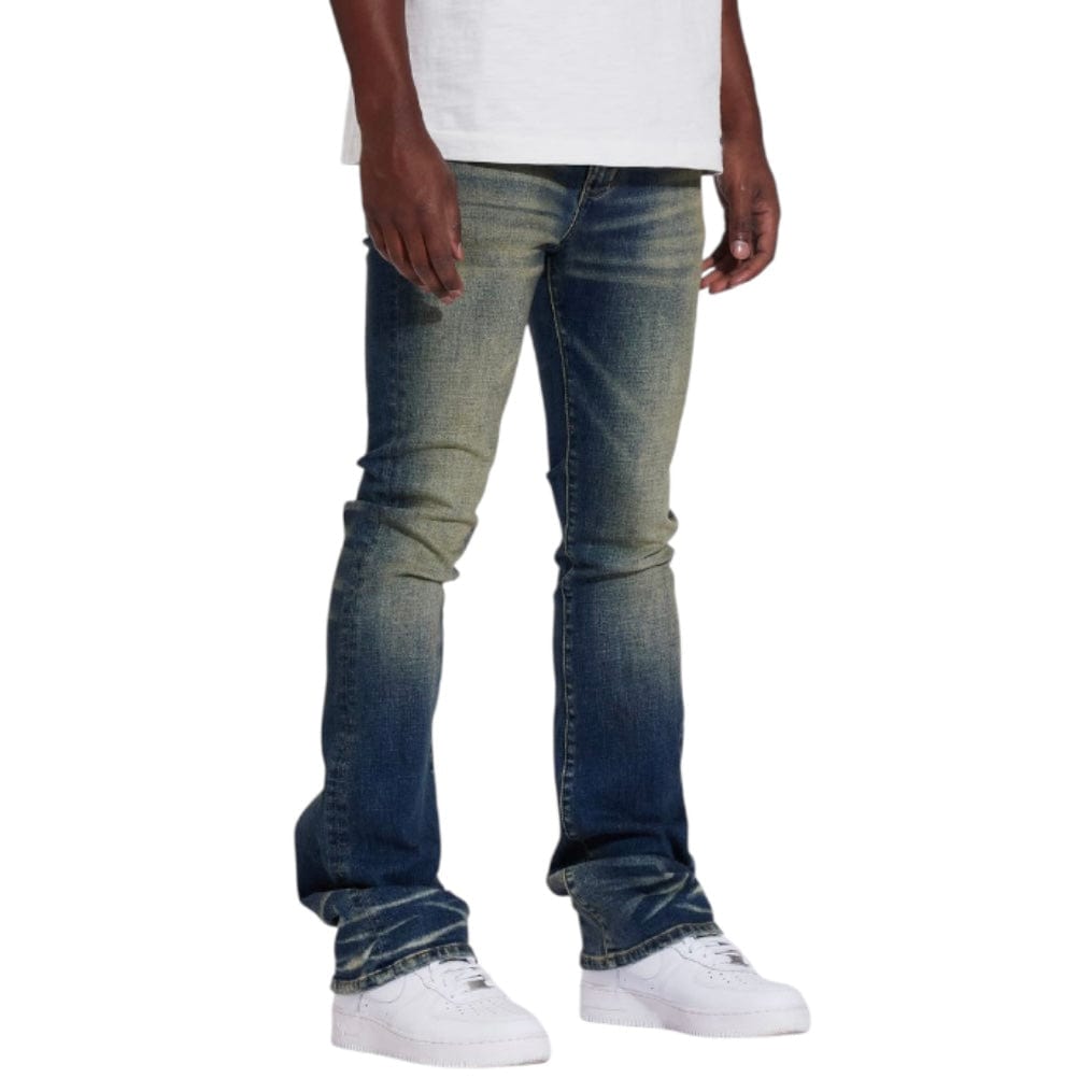 Crysp Arch Flare Denim Jean (Vintage Wash) CRYSUM25-105
