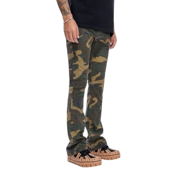 Valabasas Recon Stacked Jeans (Foilage Green) VLBS-VJ3-1059