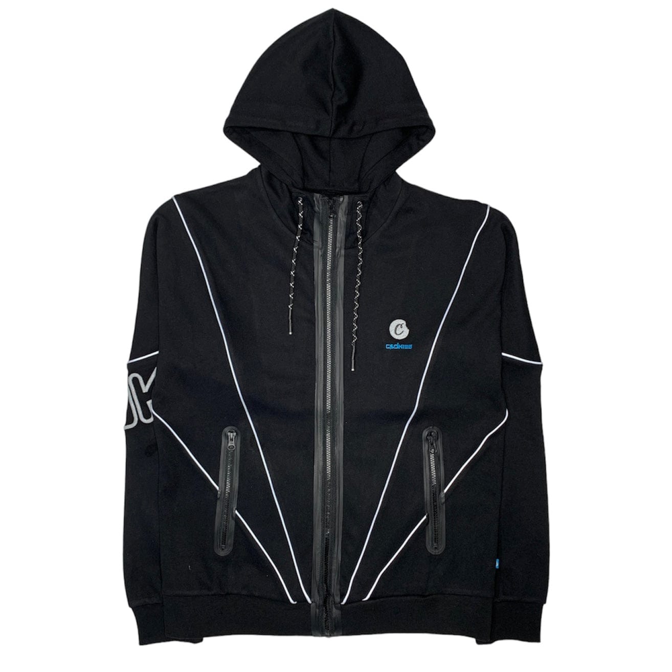 Cookies Formula 1 Racing Jersey Zip Hoodie (Black) CM233HFC05