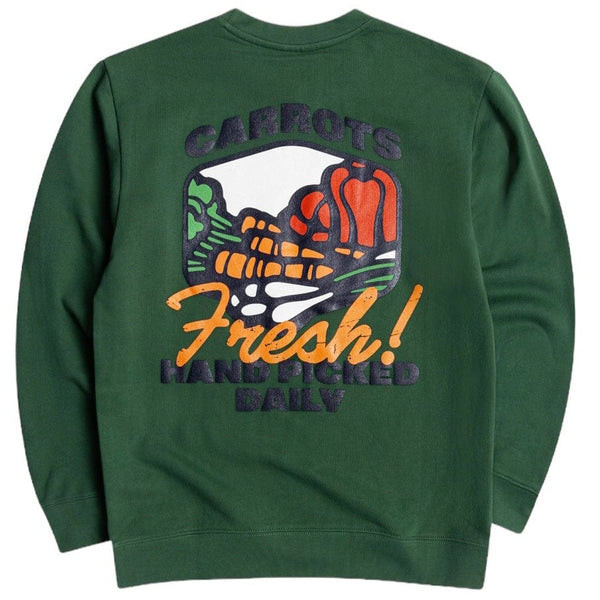 Carrots Hand Picked Crewneck (Forest)