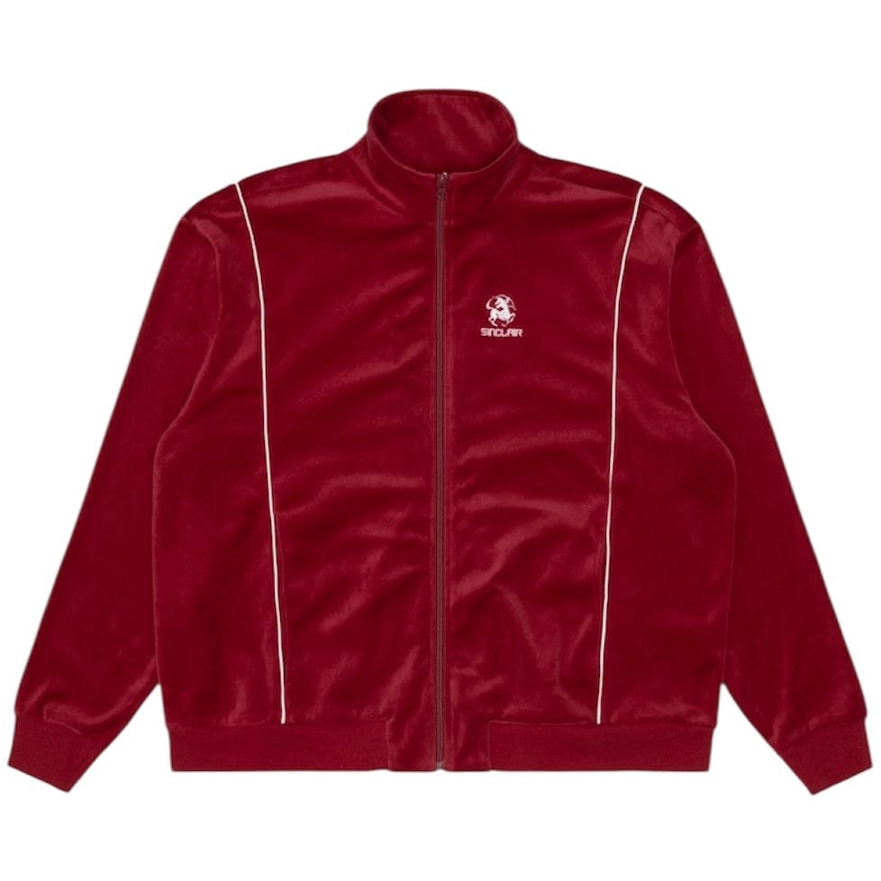 Sinclair Global Velour Piping Jacket (Burgundy) SMT260