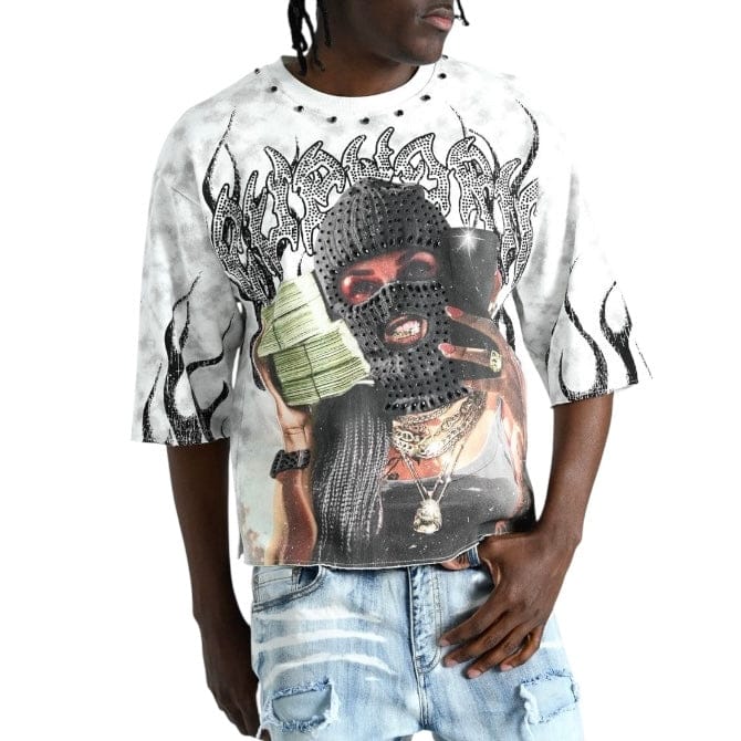 Taker Euphoria Cropped Tee (White)