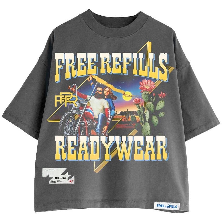 Free Refills Davidson Tee (Vintage Grey) FR-S26-049