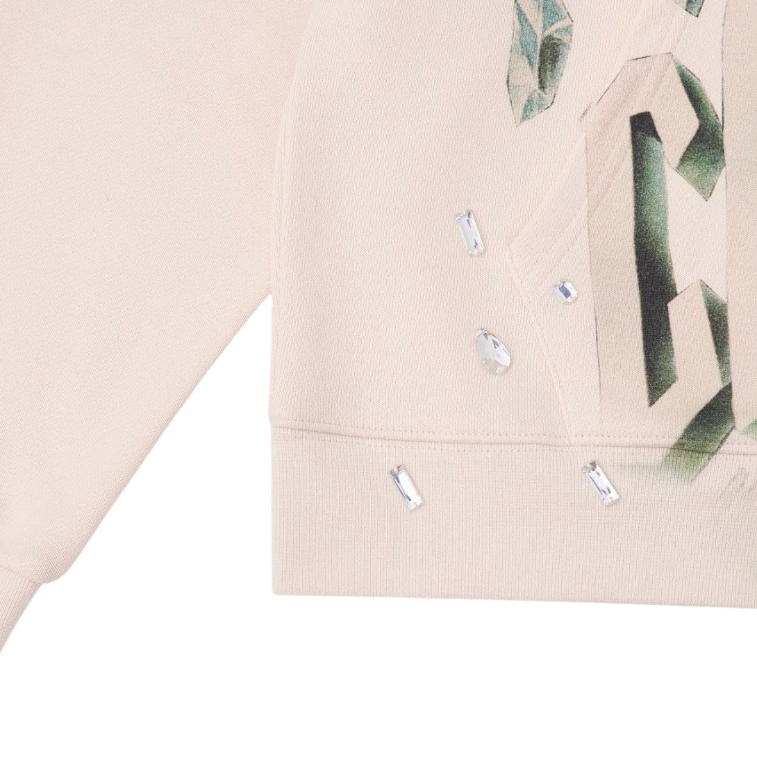 Campus Goods Crystal Mind Zip Up Hoodie (Cream) CG-H25-058