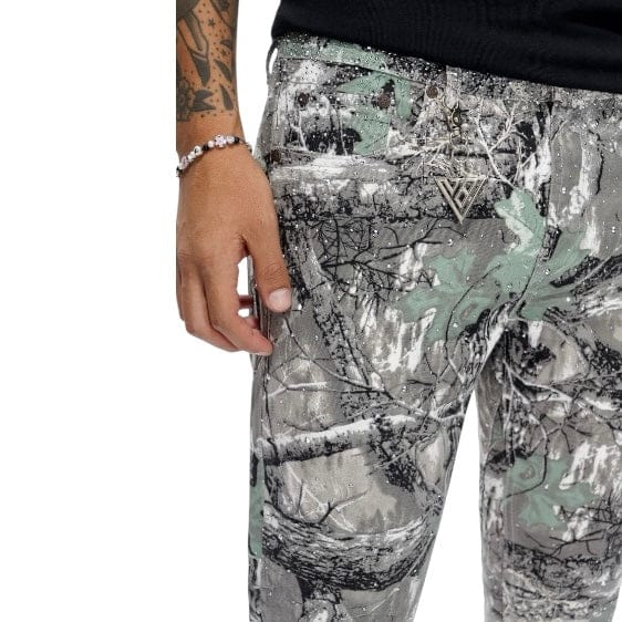 Valabasas Recon Stacked Jeans (Grey Forest) VLBS-VJ3-1059