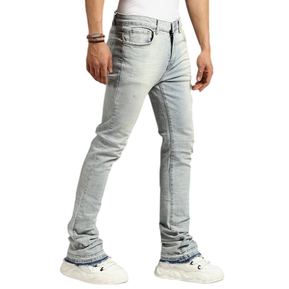 W Stacked Fit Denim (Antique Blue) M8211DA-AN