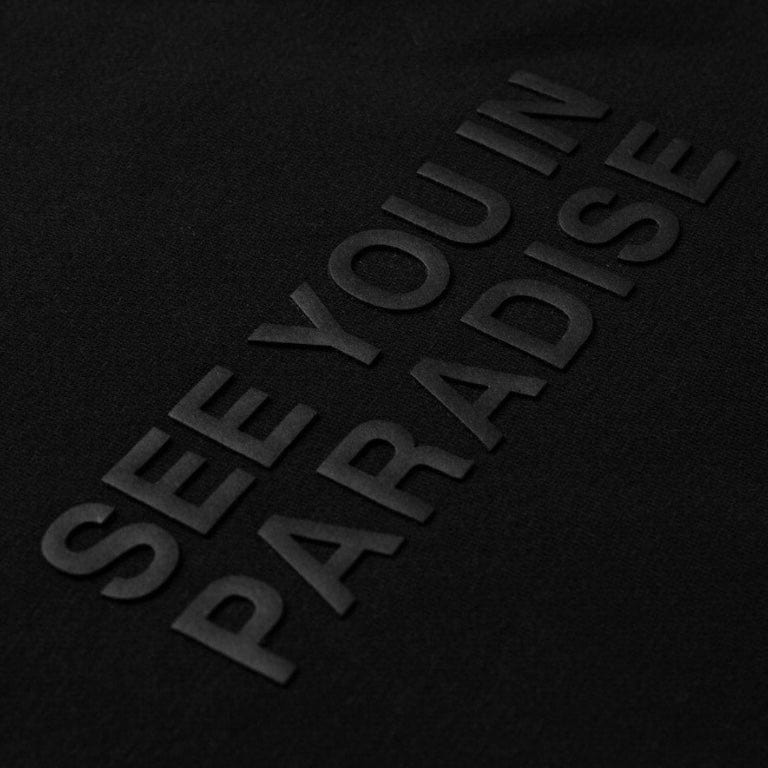 See You In Paradise Tonal Pullover Hoodie (Black)