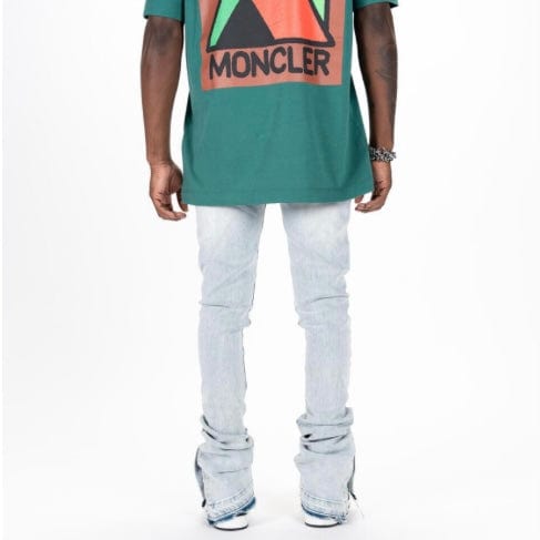 Pheelings "Emotionally Driven" Flare Stack Denim (Light Sand Blue)