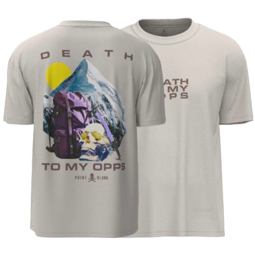 Point Blank Death To My Opps Luxe T Shirt (Natural)