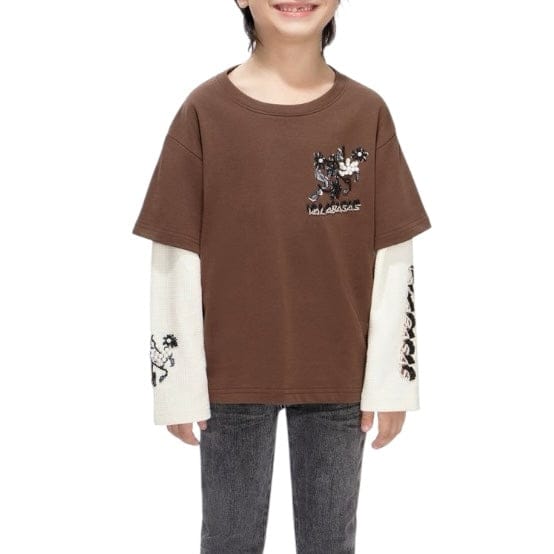Kids Valabasas Inheritance Tee (Brown) VPLAY-VSL1-1017