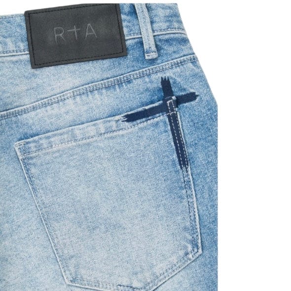 Rta Bryant Skinny Jean (Faded Distressed Blue) MRLDD897-B1205BLFDD