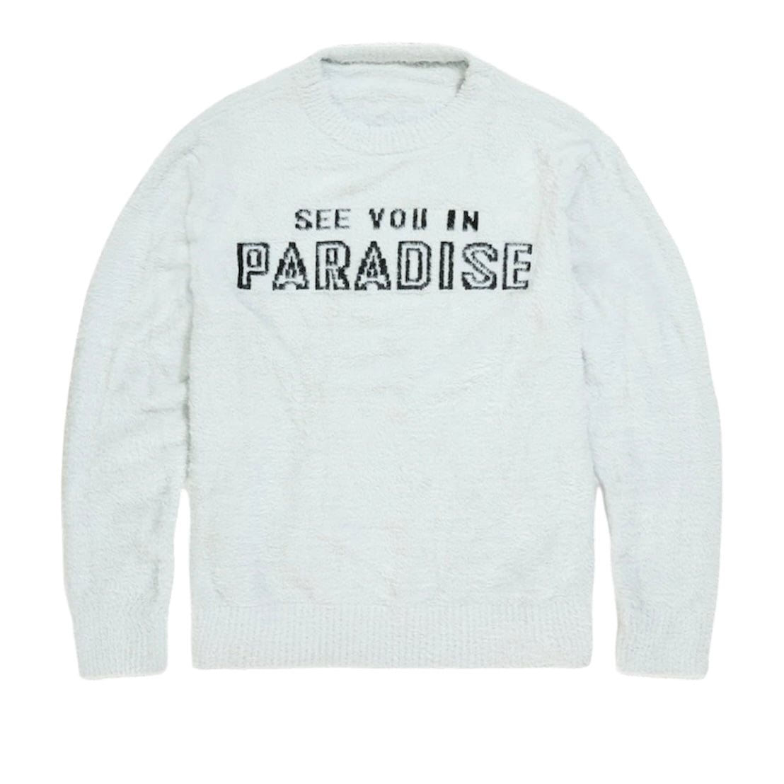 See You In Paradise Plush Crewneck Sweater (Grey) 3992