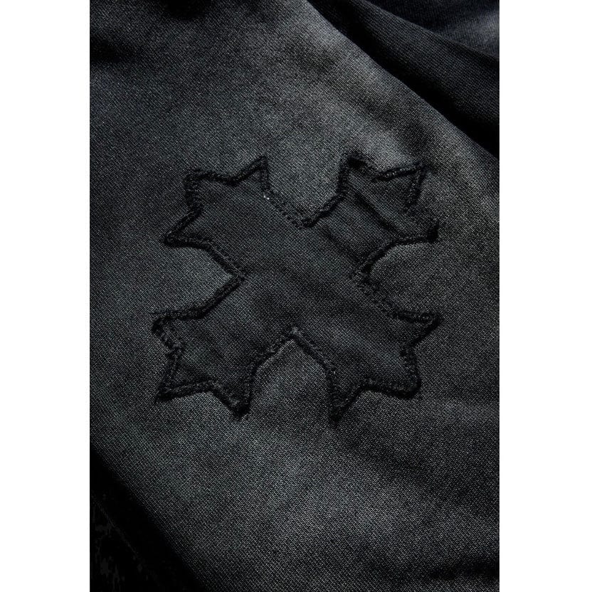 See You In Paradise Oasis Washed Stacked Sweatpants (Black Shadow) 8864L