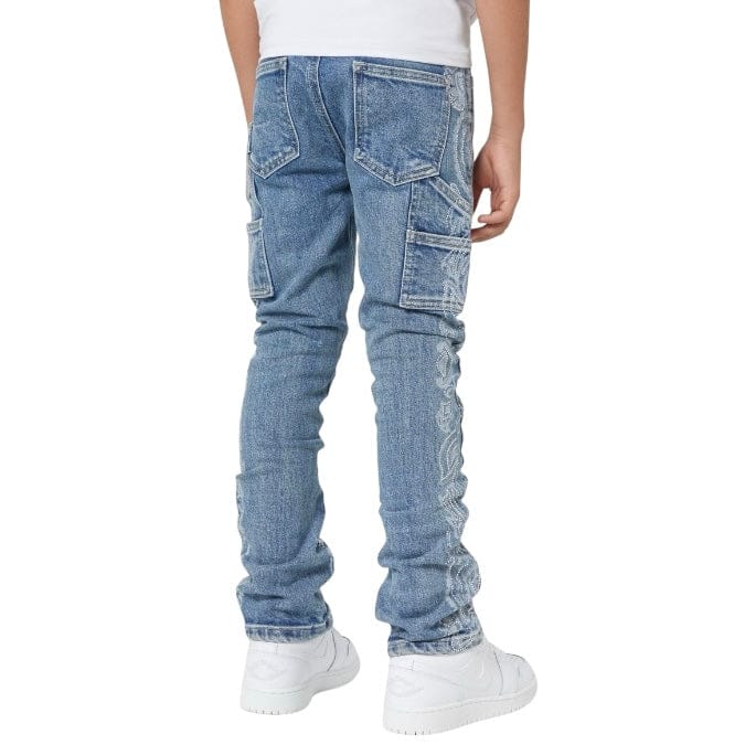 Boys Guapi Paisley Kids Denim (Vintage Blue)