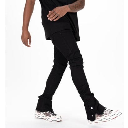 Pheelings "Emotionally Driven" Flare Stack Denim (Jet Black)