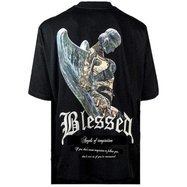 Blessed Boxy T Angels Of Temptation T Shirt (Black)