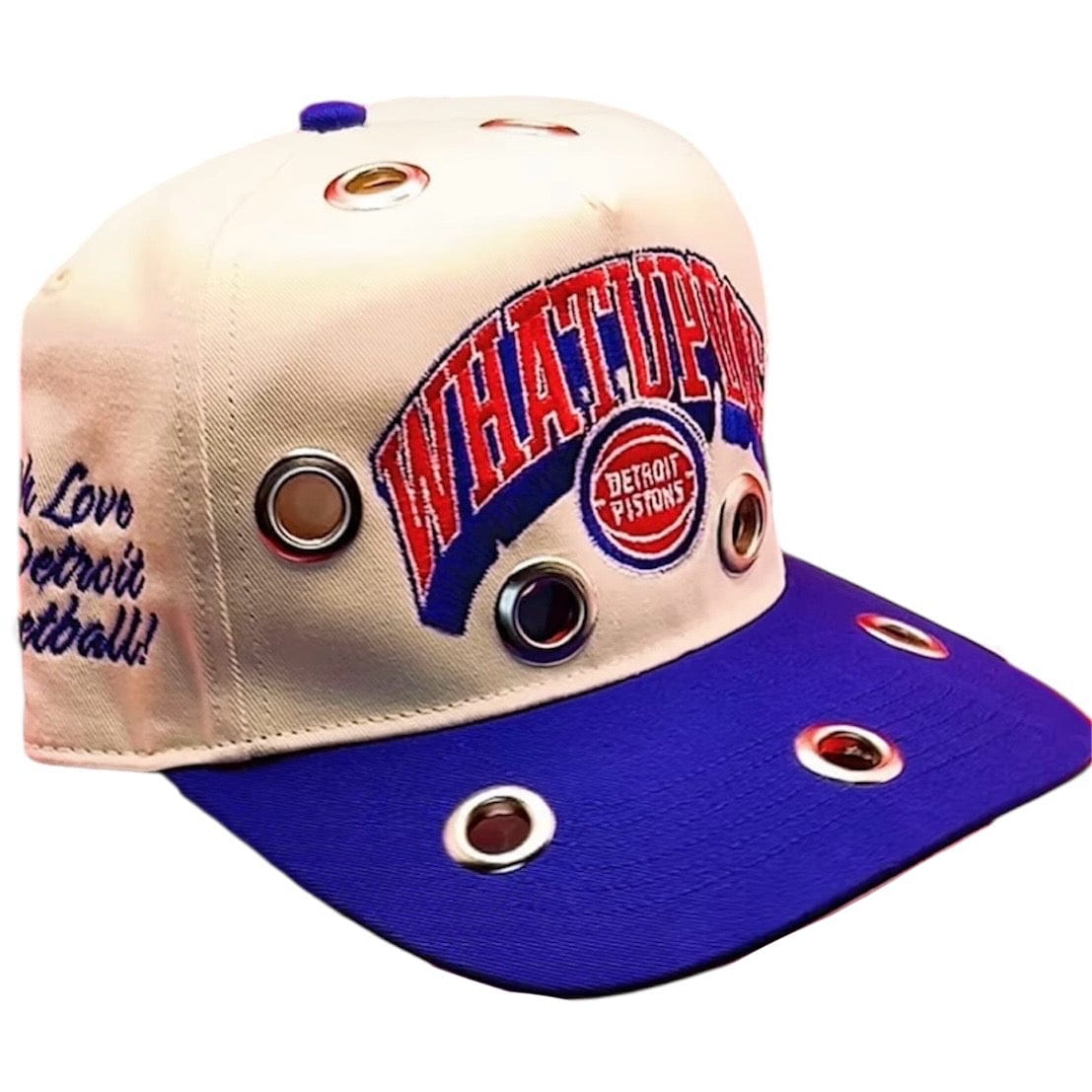 Headstartcustoms Detroit Pistons What Up Doe Hat
