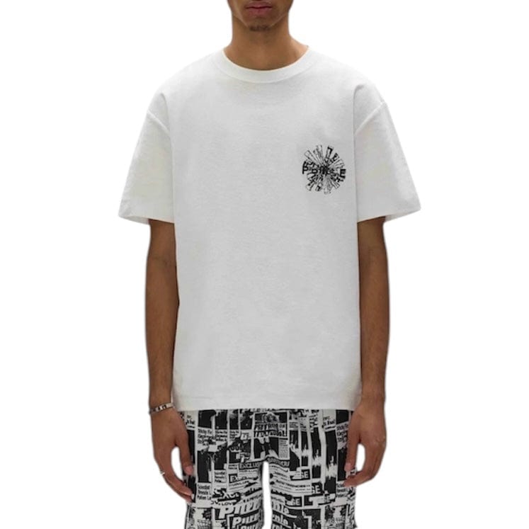 Purple Brand Shattered Tee (Brilliant White) P104-JWSH225