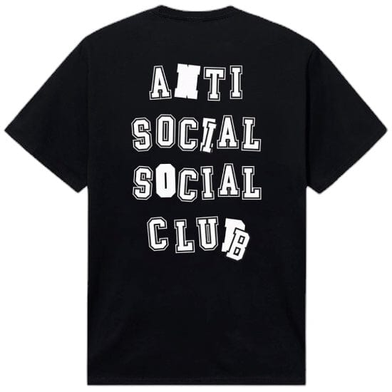 Anti Social Social Club ASSC X 2 Tone Anti College Tee (Black)