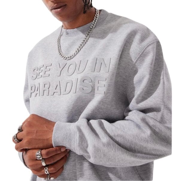 Jordan Craig Paradise Tonal Sweatshirt (Heather Grey) 8829T