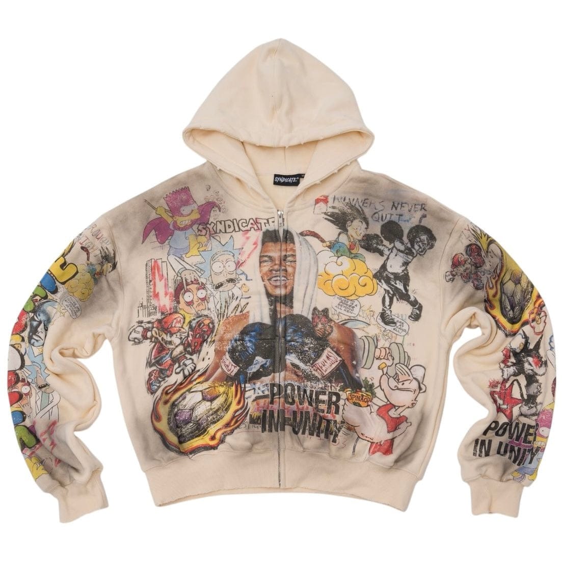 The Syndicate Unity Zip Up Hoodie (Bone)