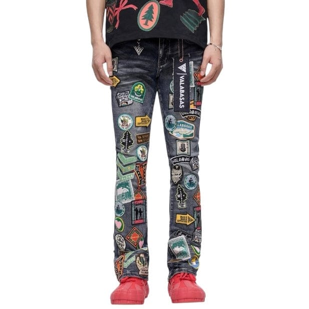 Valabasas Axis Stacked Denim (Blue Wash) VLBS-VJ3-1109