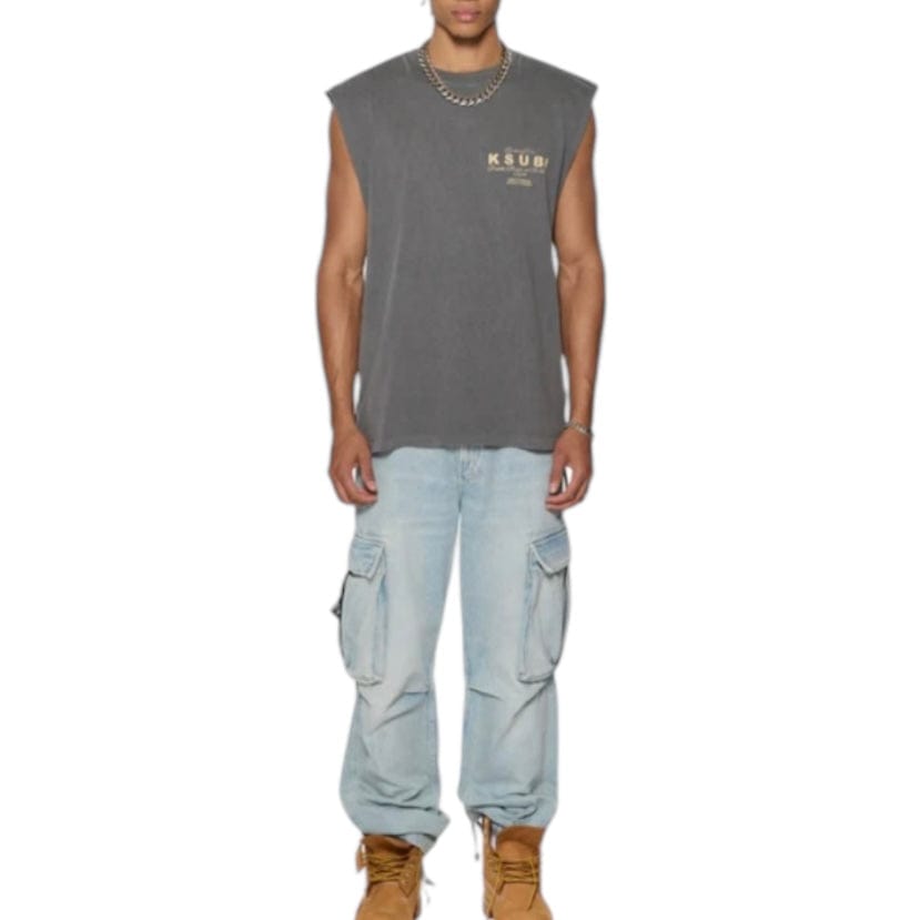 Ksubi Kickstart Ekcess SS Tee (Charcoal) MSP25TE013