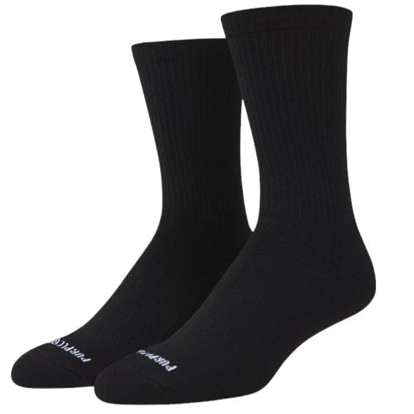 Purple Brand Core Crew Socks (Black/White) A1001-CCBW224