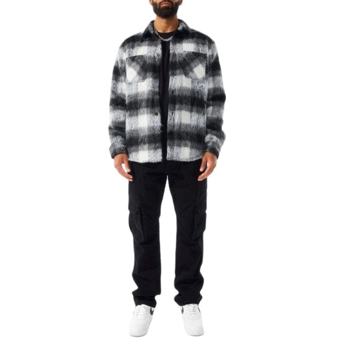 Jordan Craig See You In Paradise Flannel Shacket (Black) 2561