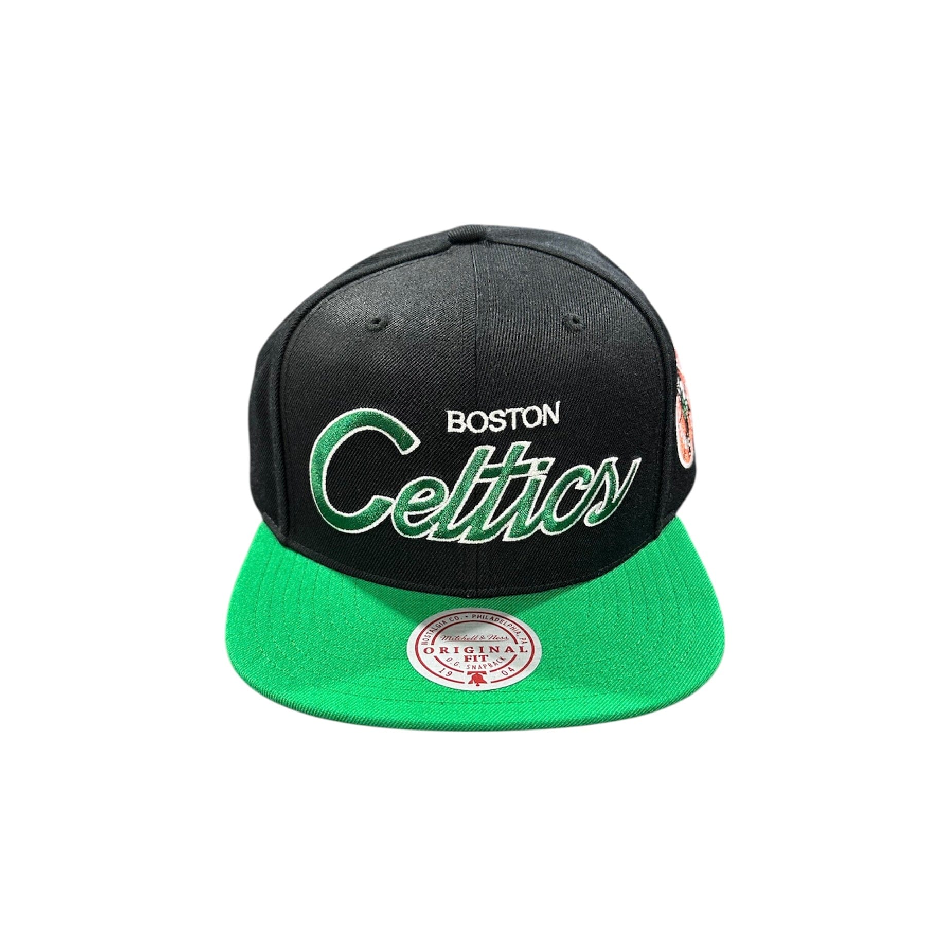 Mitchell & Ness NBA Boston Celtics Team Script 2.0 Snapback (Black)