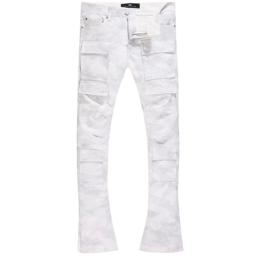 Jordan Craig Ross Stacked Thriller Cargo Pants (Arctic Camo) JRF2250C