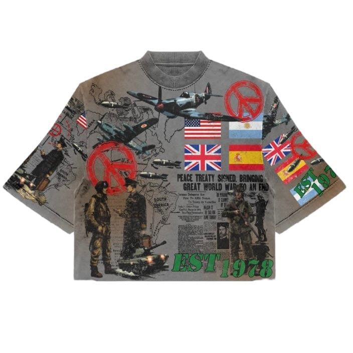 The Syndicate Peace Treaty Tee (Grey Wash) SYAN-10