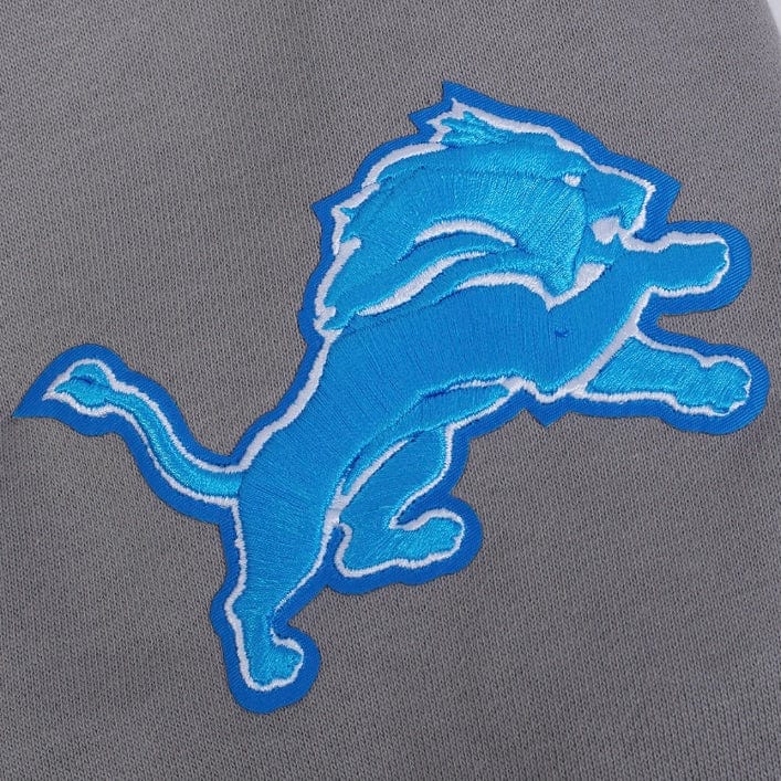 Pro Standard NFL Detroit Lions Souvenir Fleece Pullover Hoodie (Gray)