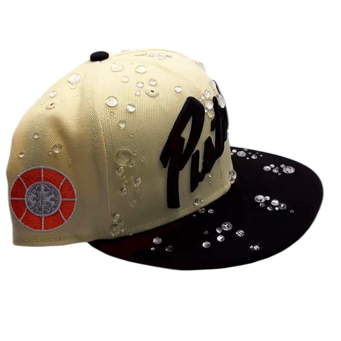 Headstartcustoms Detroit Pistons Water Drops Hat
