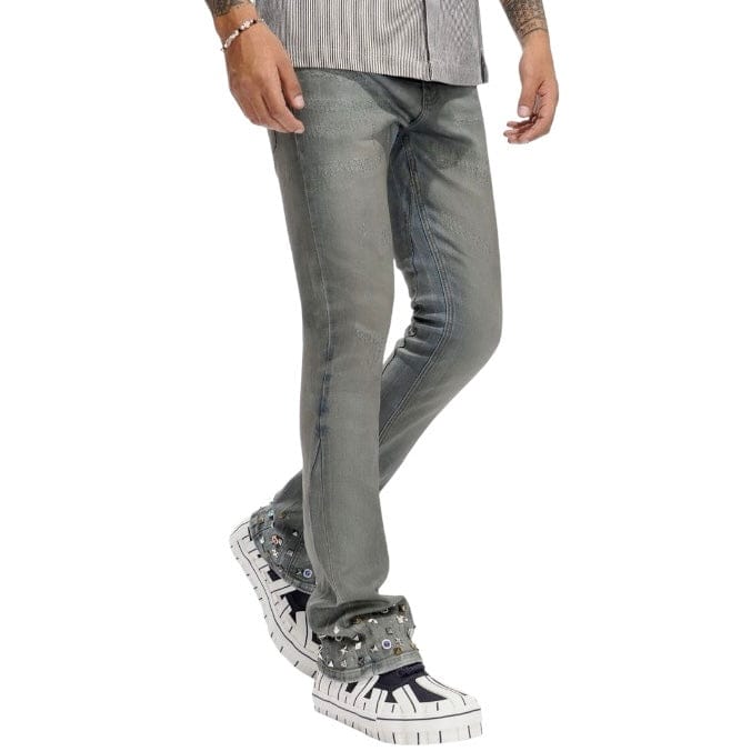 Valabasas Ion Stacked Denim (Dark Dirty Blue Waxed) VLBS-VJ3-1058