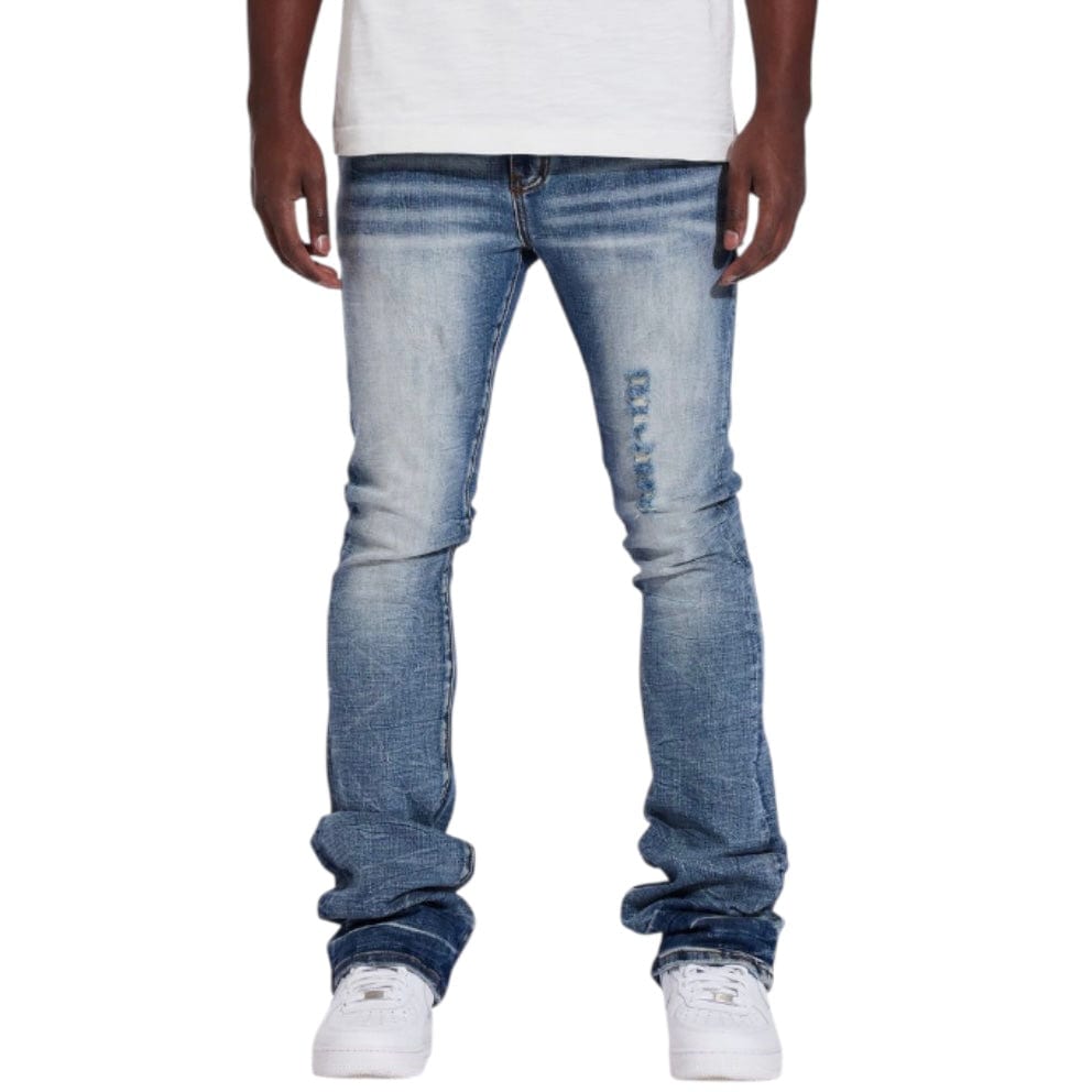 Crysp Arch Flare Denim Jean (Acid Wash) CRYSUM25-109