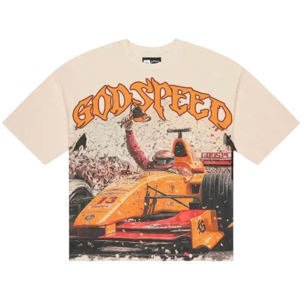 Godspeed F1 Finishline Tee (Bone)