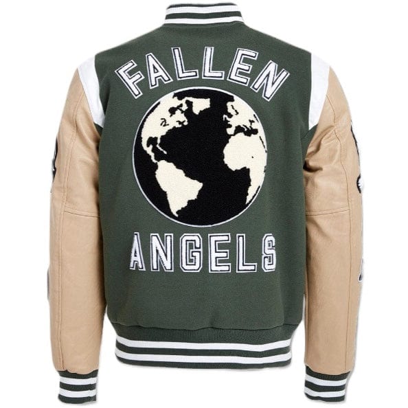 Jordan Craig Fallen Angels Varsity Jacket (Pine) 91647