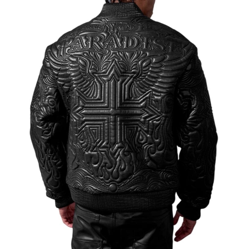 See You In Paradise Sinister Bomber Jacket (Black) 91666