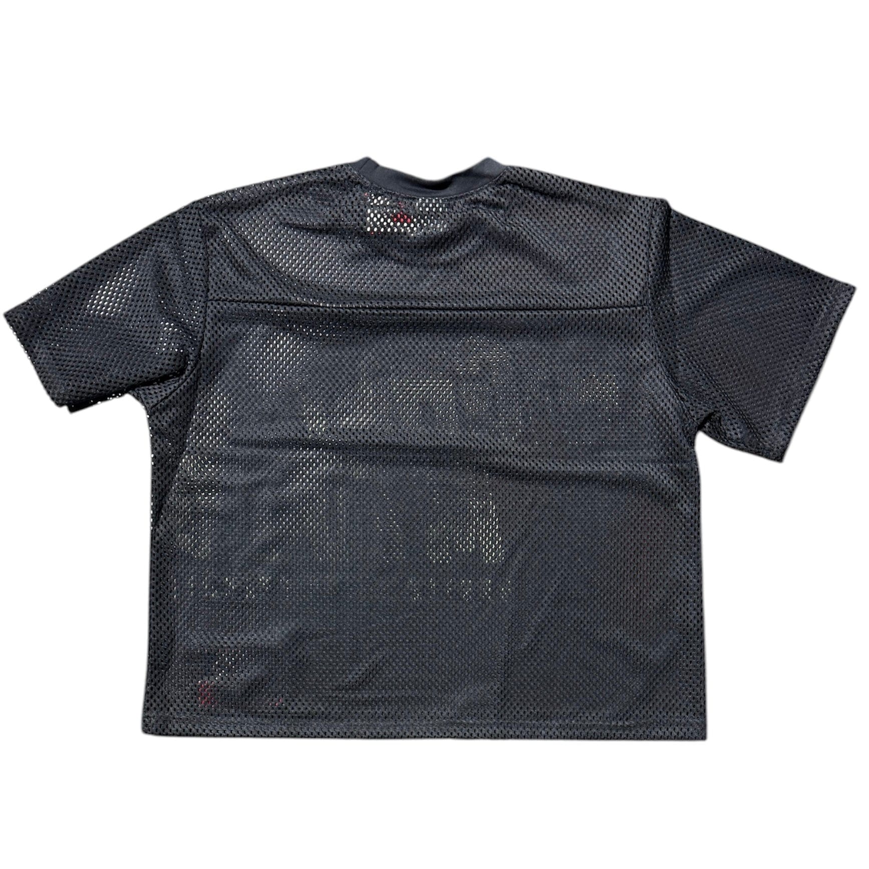 Taker Highly MTVTD Cropped Mesh Oversized SS Jersey (Black) TS564