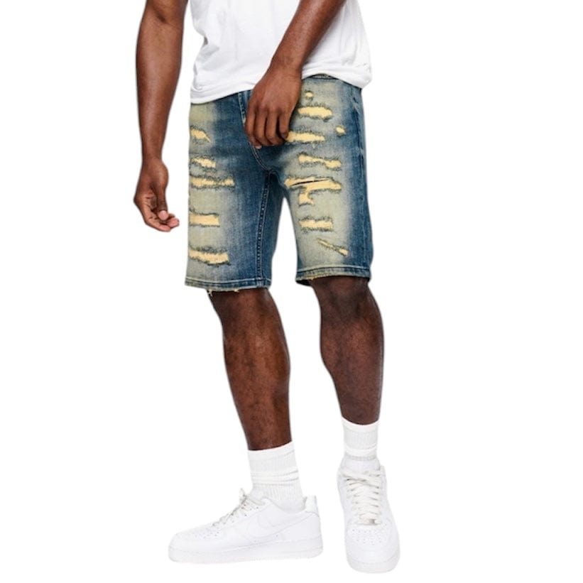 Anom Obisadan Denim Short (Vintage Blue) ANM193SH