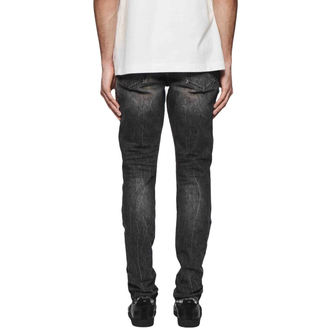 Purple Brand Skinny Shadow Seam Denim (Black) P001-STWB424
