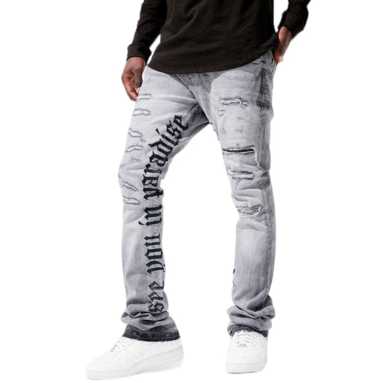 Jordan Craig Martin Stacked See You In Paradise Denim (Cement) JTF1154