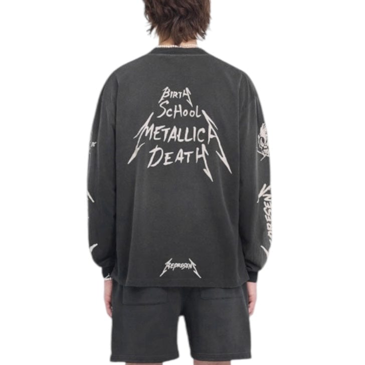 Represent X Metallica Garage Inc LS T-Shirt (Stained Black) MLM4366-230