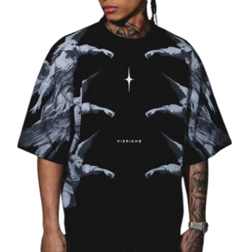 Vie Riche Archangel Plural Tee (Black) VR1352-BLK